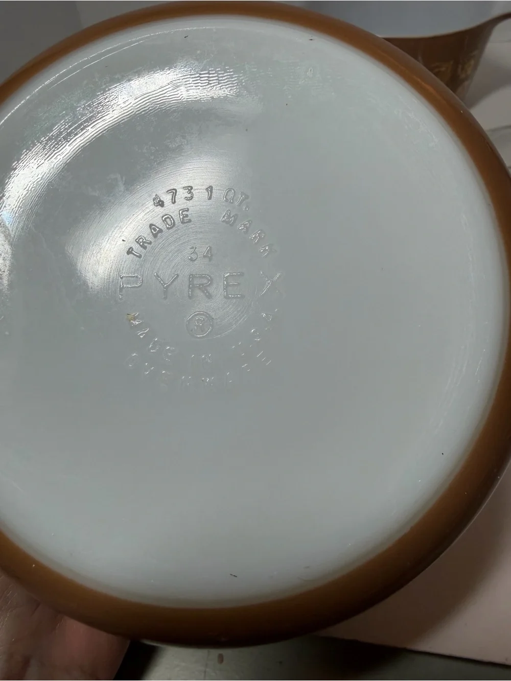 Vintage Pyrex Americana -  Brown Gold 1960s casserole dishes